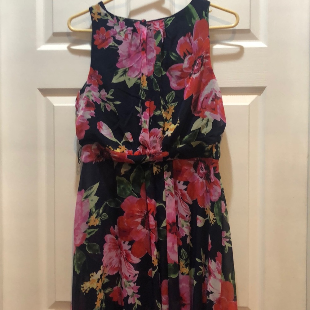 Floral high low dress